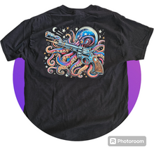 Load image into Gallery viewer, short sleeve t shirt with high quality dtf space octopus wilding gun anime (Copy)
