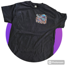 Load image into Gallery viewer, short sleeve t shirt with high quality dtf space octopus wilding gun anime (Copy)
