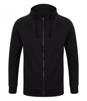 Slim Fit Zip Up Hooded Sweatshirt - Matches Slim Fit Joggers Includes embroidery